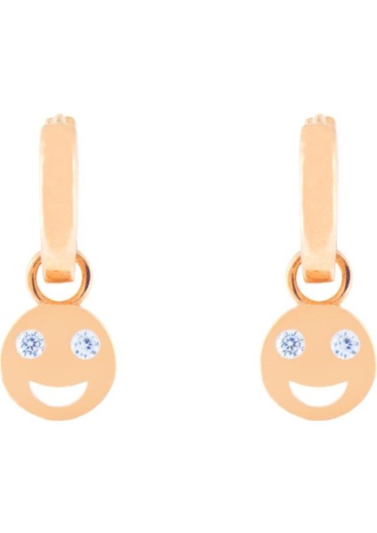 925 Ayar Gümüş Gülen Yüz Küpe fiyatları