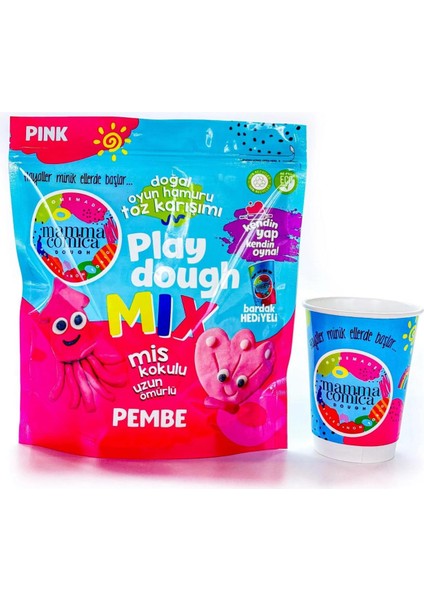 Mammacommica Kendin Yap Oyun Hamuru Pembe