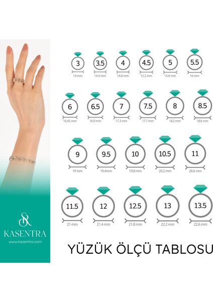 Aqumarina Taşlı Mineli Yılan Yüzük