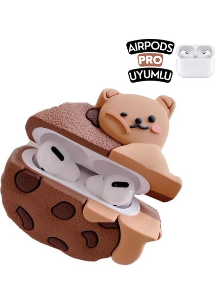 2'li Set - Pro Uyumlu Kurabiye ve Ayıcık ve Minnie Mouse Figürlü Ikili Kulaklık Kılıfı Seti fiyatları