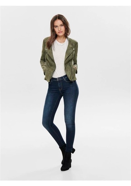 kadın onlava faux leather biker otw noos 15102997