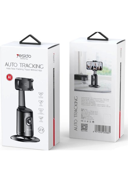 SF15 360 Derece Yapay Zeka Yüz Takipli Tripodlu Selfie Çubuğu fiyatları