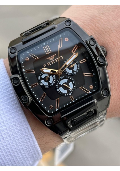 Iç Fonksiyonları Aktif Chronograph 30 mt Su Geçirmez Erkek Kol Saat XF0022