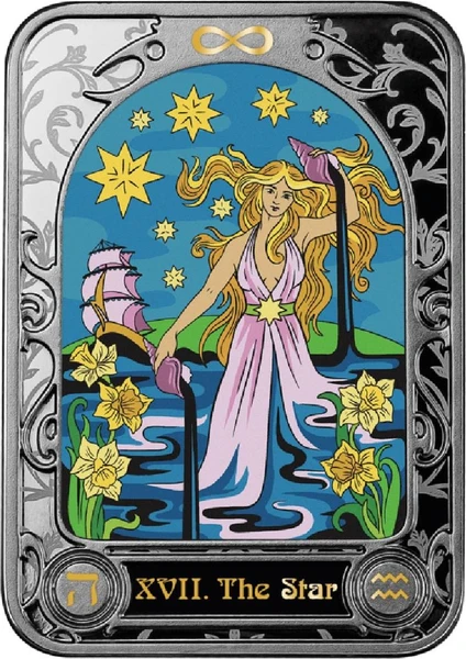 Star Tarot 2023 28.28 Gram Gümüş Sikke Coin (999)