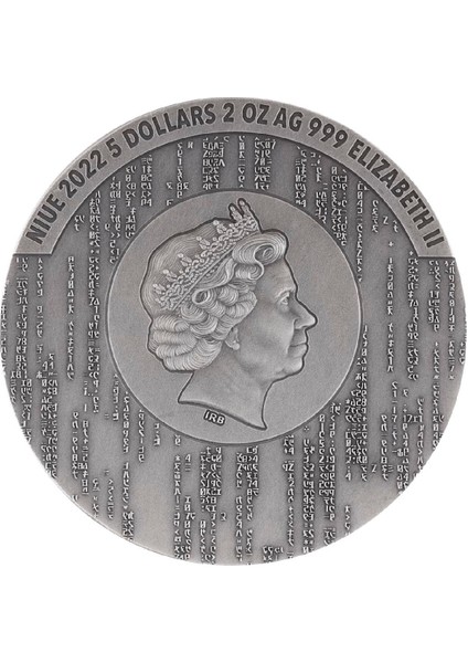 The Matrix 2023 2 Ons 62.20 Gram Gümüş Sikke Coin (999)