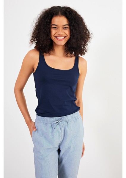 Kadın Marci Lacivert Slim Fit Atlet fiyatları