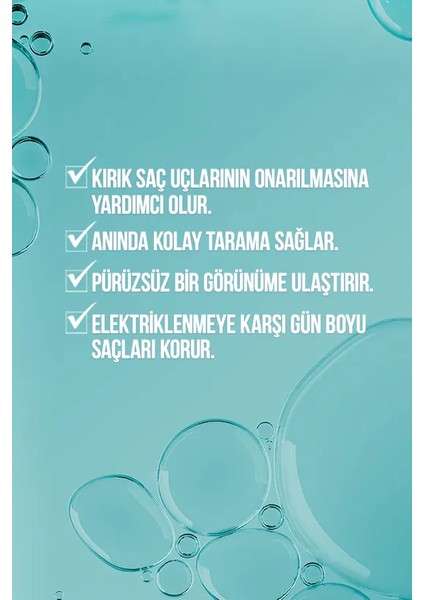 Keratin & Argan Onarıcı Sıvı Saç Bakım Kremi 200 ml - Yıpranmış ve Hasar Görmüş Saçlar