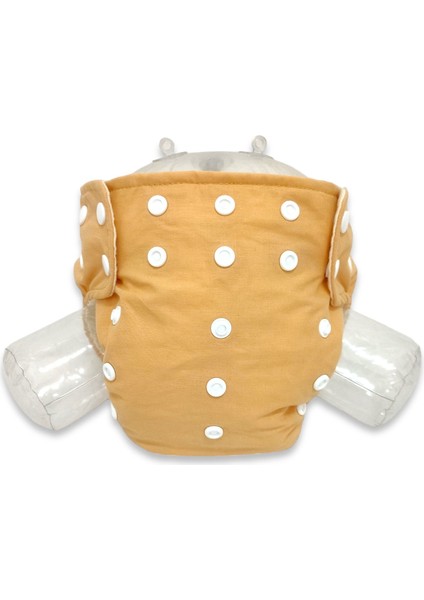 Baby Ybb Yıkanabilir Bebek Bezi Kavuniçi Renk Çıt ÇITLI(3KG-12KG)