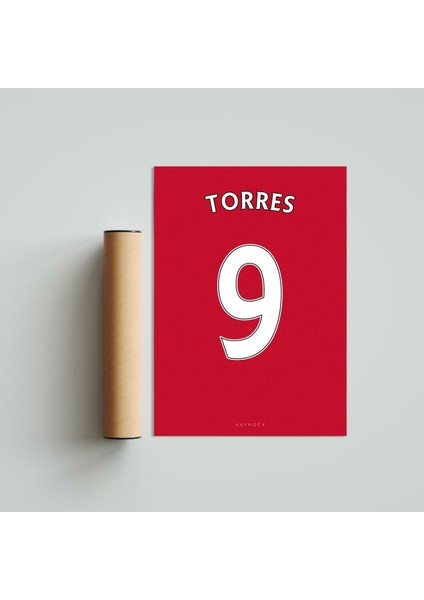 Fernando Torres Forma Poster Tablo 21 x 30 cm - Beyaz Çerçeveli