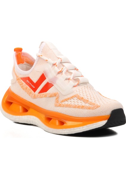 DNP-2356 Beyaz-Turuncu Unisex Spor Ayakkabı
