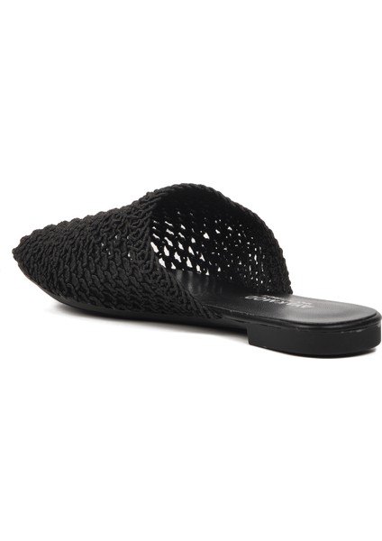 335166 Siyah Örgülü Kadın Sabo Terlik fırsatları