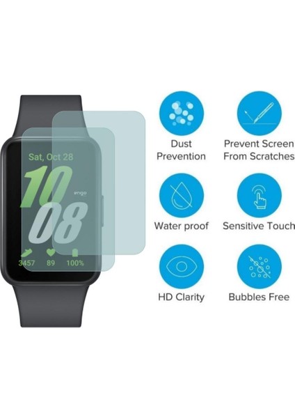 Samsung Galaxy Fit3 Ekran Koruyucu Nano Şeffaf 2 Adet