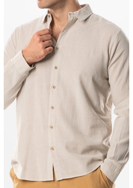 Uzun Kol Poplin Akdeniz Erkek Yazlık Gömlek Taş Tas modelleri