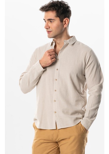 Uzun Kol Poplin Akdeniz Erkek Yazlık Gömlek Taş Tas fırsatları