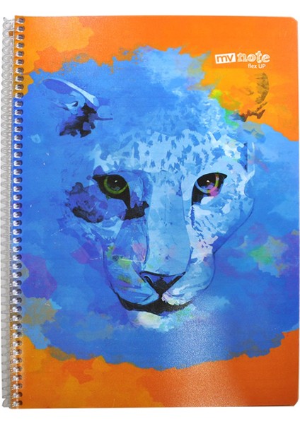 Flex Up Defter A6 60 Yp Kareli - Mavi Leopar