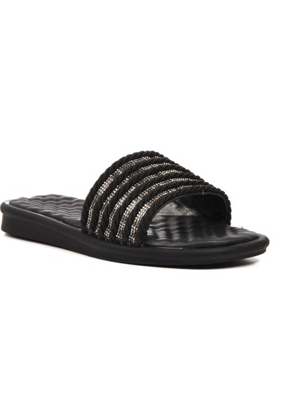 335173 Siyah Kadın Terlik modelleri
