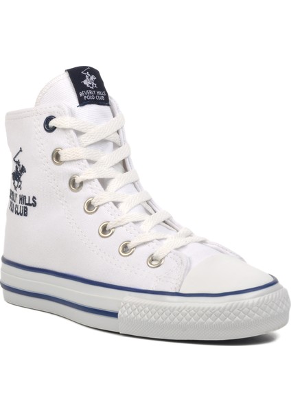 PO-30085 Beyaz Hi Sneaker