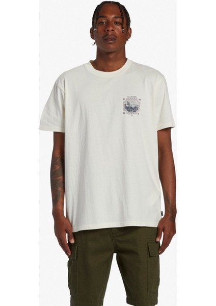 Crossed Up Erkek Bej T-Shirt ABYZT02269-11