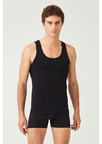 Erkek Pamuklu Süprem Penye Slim Fit Likralı Atlet 2'li - 1002 fiyatları