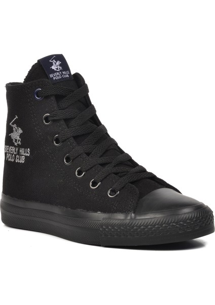 PO-30085 Siyah Hi Sneaker