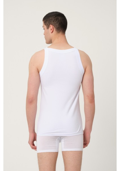 Erkek Pamuklu Süprem Penye Slim Fit Sporcu Likralı Atlet 2'li -1007 fiyatları