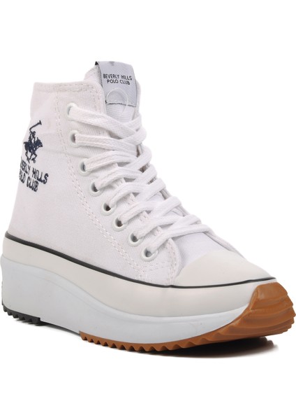 PO-30100 Beyaz Hi Sneaker modelleri