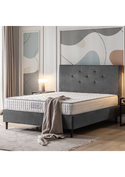 Full Ortopedik Grey Yaylı Yatak (21Cm) 180X200 modelleri