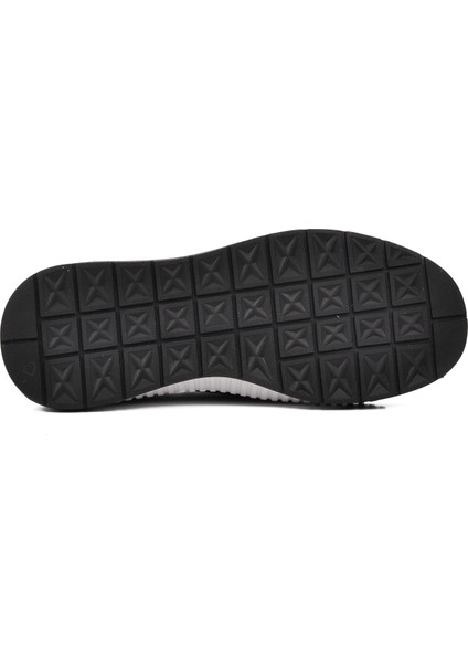 152-15076 Gri-Beyaz Deri Erkek Sneaker indirimleri