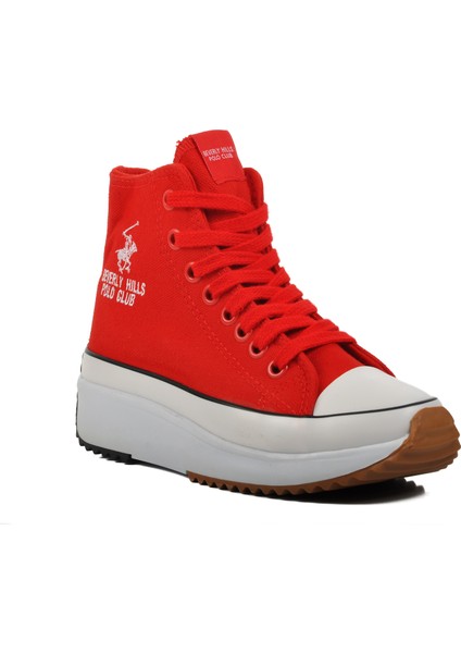 PO-30100 Kırmızı Unisex Hi Sneaker modelleri