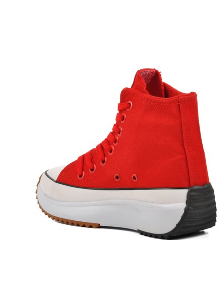 PO-30100 Kırmızı Unisex Hi Sneaker fırsatları