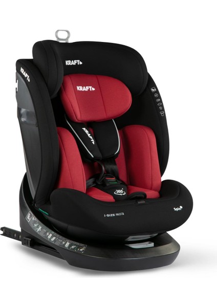 Spin I-Size (40-150 Cm) 0-36 kg Oto Koltuğu Kırmızı