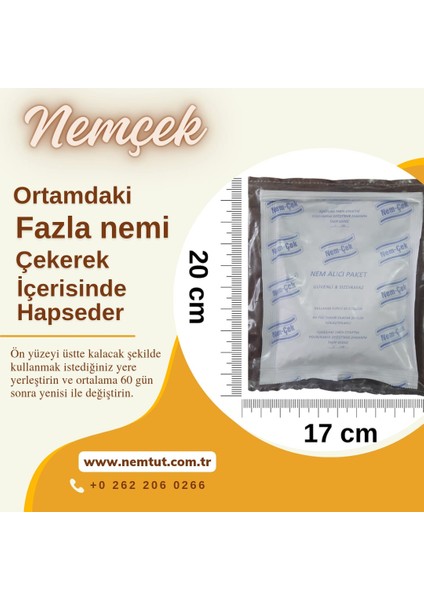 Nemçek Nem Alıcı  Rutubet ve Küf Önleyici (10 paket)