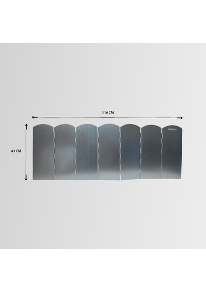 Ng 199-O Metal Rüzgarlık Rüzgar Aparatı Paravanı Orta - Çantalı