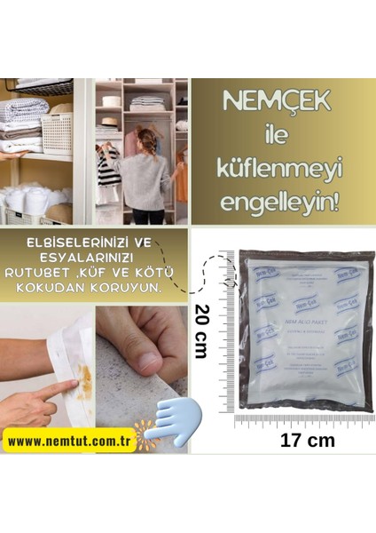 Nemçek Nem Alıcı  Rutubet ve Küf Önleyici(3 Paket)