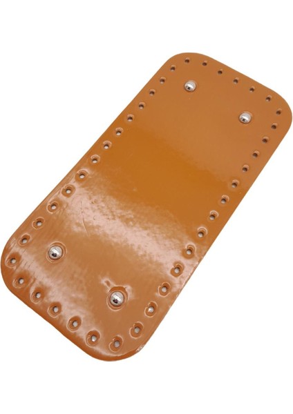 Parlak Rugan Deri 25X12 cm Dikdörtgen Çanta Tabanı Açık Taba Renk Gümüş Metalli fiyatları