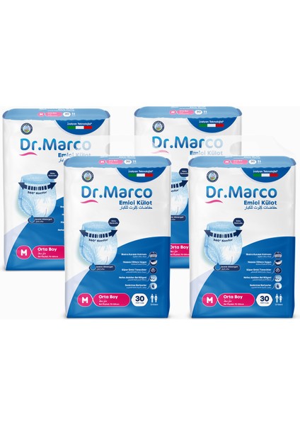 Dr.marco Yetişkin Emici Külot Medium 120 Adet