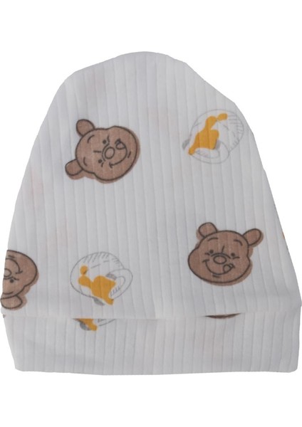 Unisex Bebek Winie The Pooh Baskılı Şapkalı Çıtçıtlı Patikli Tulum modelleri