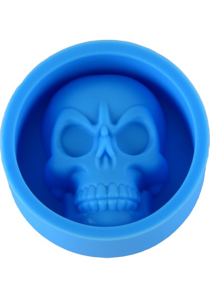Üç Boyutlu Kafatası Silikon Muffin Cupcake Pişirme Kalıbı (Yurt Dışından)