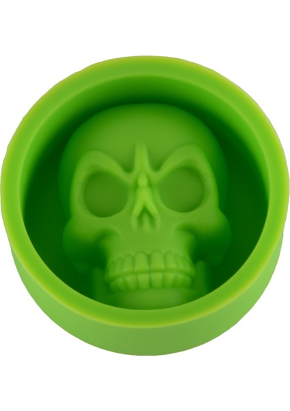 Üç Boyutlu Kafatası Silikon Muffin Cupcake Pişirme Kalıbı (Yurt Dışından)