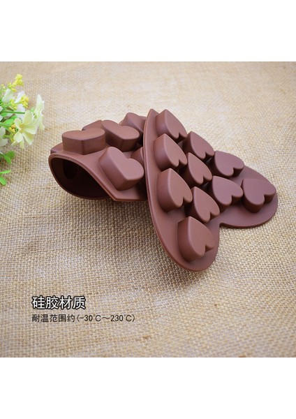 10 Küçük Kalp Silikon Kek Pişirme Kalıbı (Yurt Dışından) modelleri