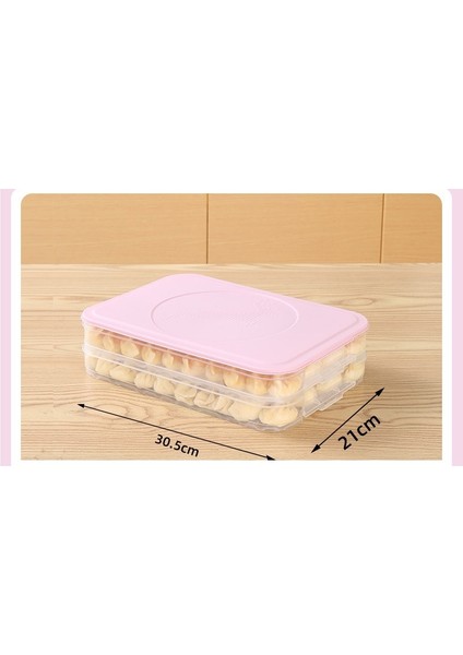 Iki Katmanlı Tek Kapaklı Çok Işlevli Taze Tutma Saklama Kutusu (Yurt Dışından)