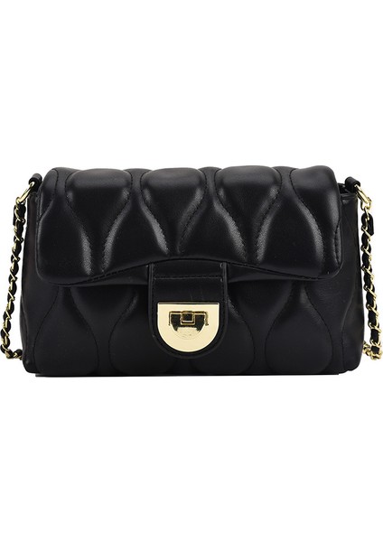 Moda Zincir Çanta Küçük Kare Çanta Omuz Messenger Çanta (Yurt Dışından)