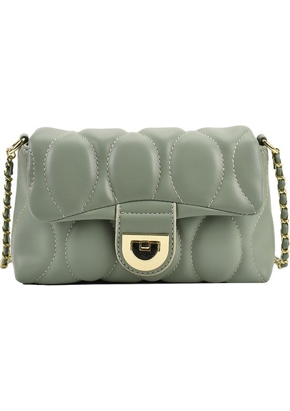 Moda Zincir Çanta Küçük Kare Çanta Omuz Messenger Çanta (Yurt Dışından)