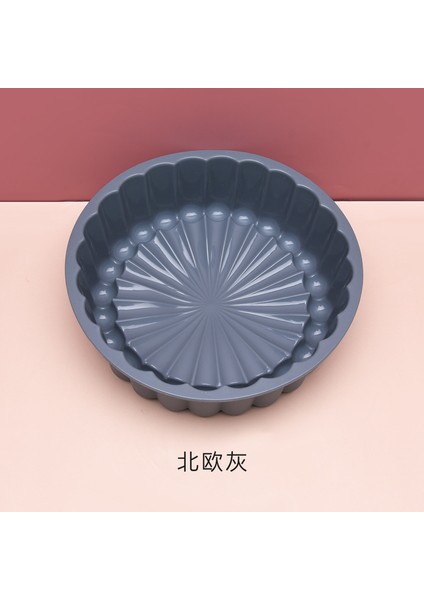 Pileli Yuvarlak Silikon Kek Kalıbı (Yurt Dışından)