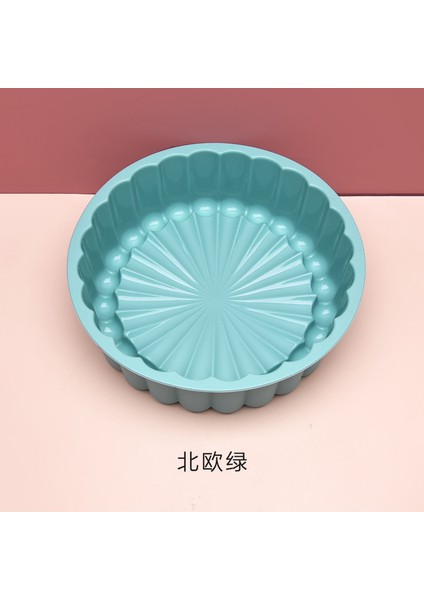 Pileli Yuvarlak Silikon Kek Kalıbı (Yurt Dışından)