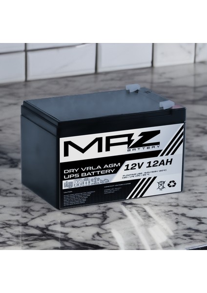 12 Volt 12 Amper (Ah) Kuru Agm Vrla Akü (Yeni Üretim) modelleri