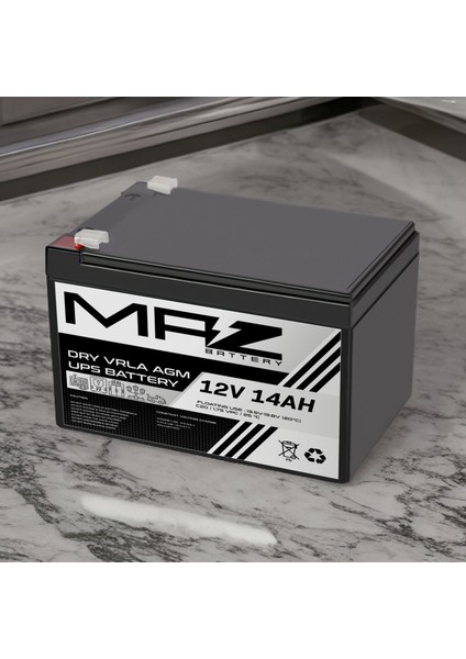 12 Volt 14 Amper (Ah) Kuru Agm Vrla Akü (Yeni Üretim) modelleri