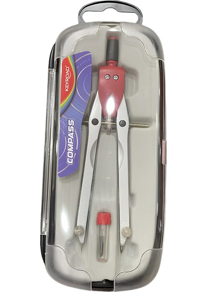 Göbekten Ayarlı Yedek Uçlu Pergel Seti