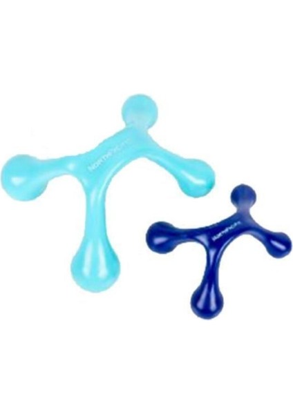 Vücut Masaj Aleti 2 Li Set Açık - Koyu Mavi Northpacific