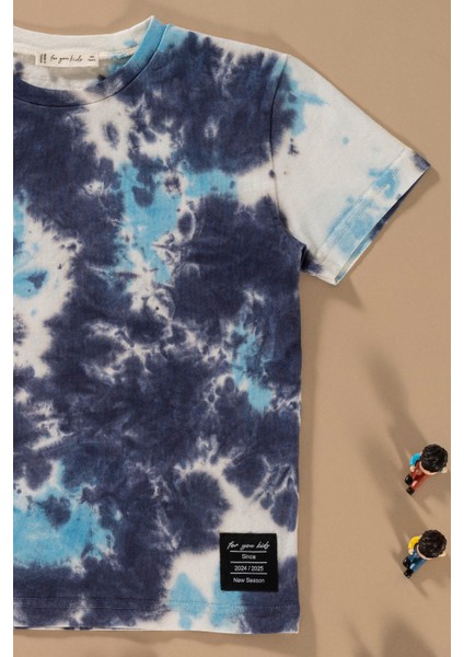 Batik Yıkamalı Lacivert Tshirt Şort Takım fiyatları